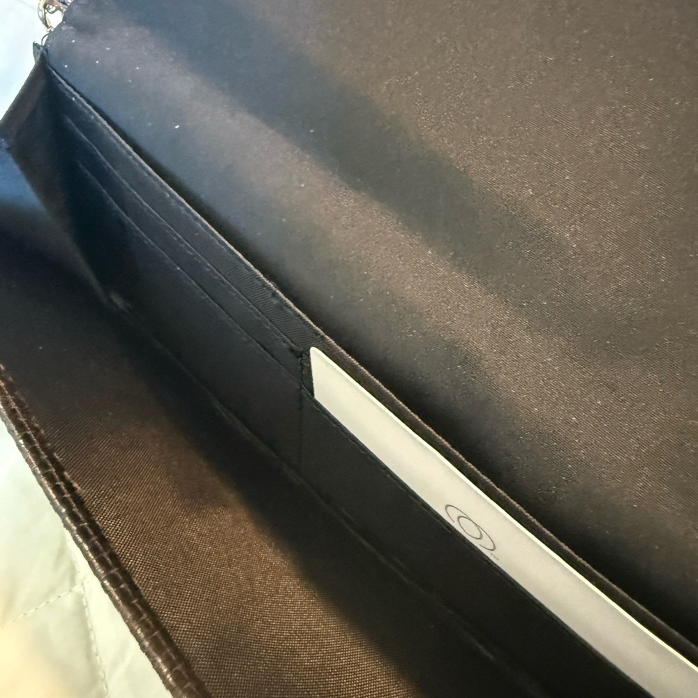 Minicci Elegant Brown and Black Clutch - Picture 4 of 4